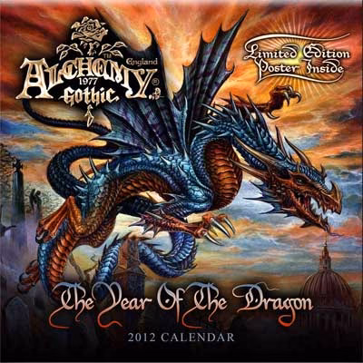 Alchemy Gothic 2012 Year of the Dragon Calendar on eBay