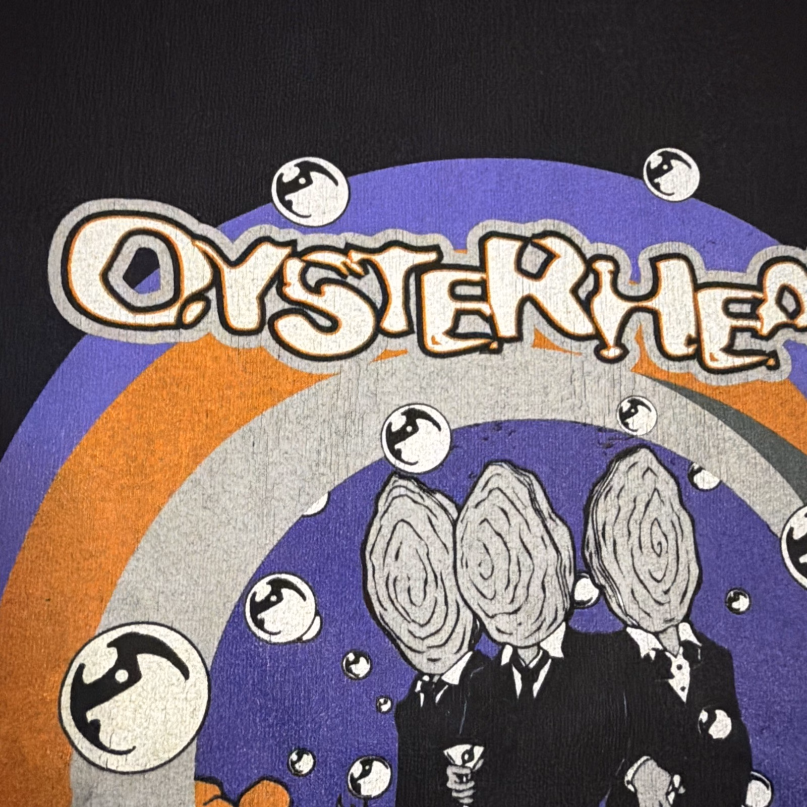 Oysterhead The Grand Pecking Order 2001 Rock Band Vintage T-Shirt Large