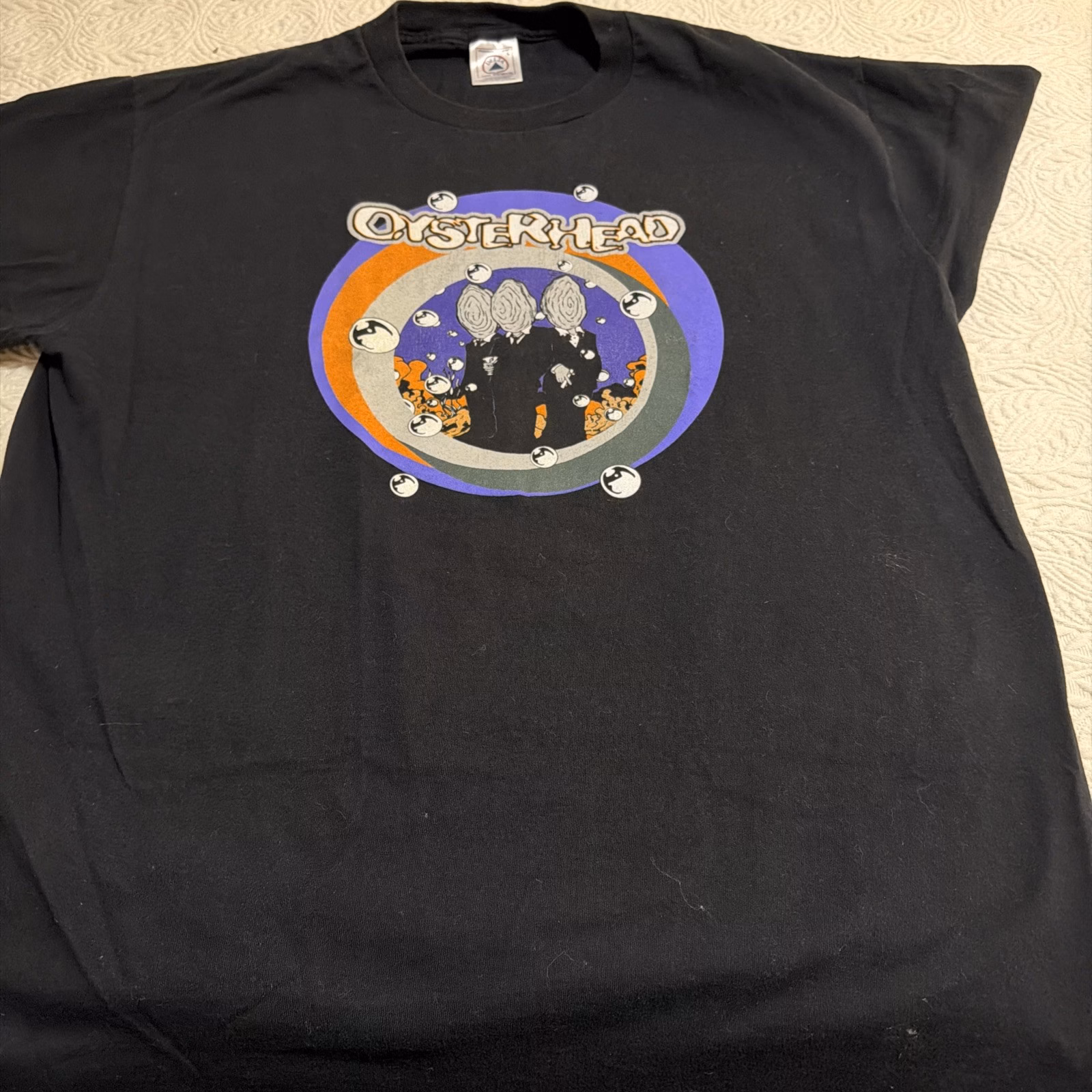 Oysterhead The Grand Pecking Order 2001 Rock Band Vintage T-Shirt Large