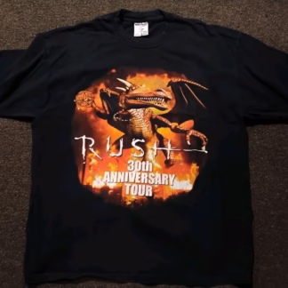 Rush Rock Band T Shirt Vintage XL 30th Anniversary Tour Original Concert 2004