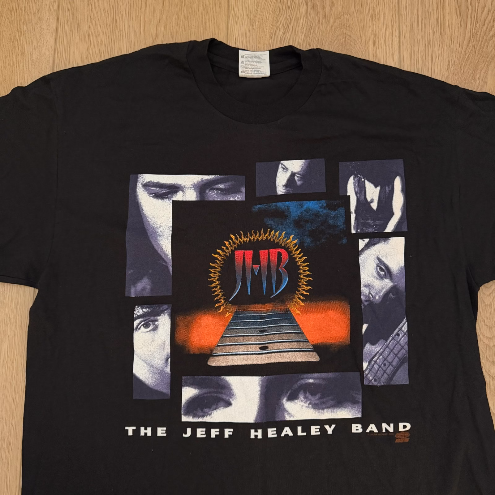 Vtg The Jeff Healey Band Feel This Tour Shirt 1993 Concert Tee XL Single Stitch