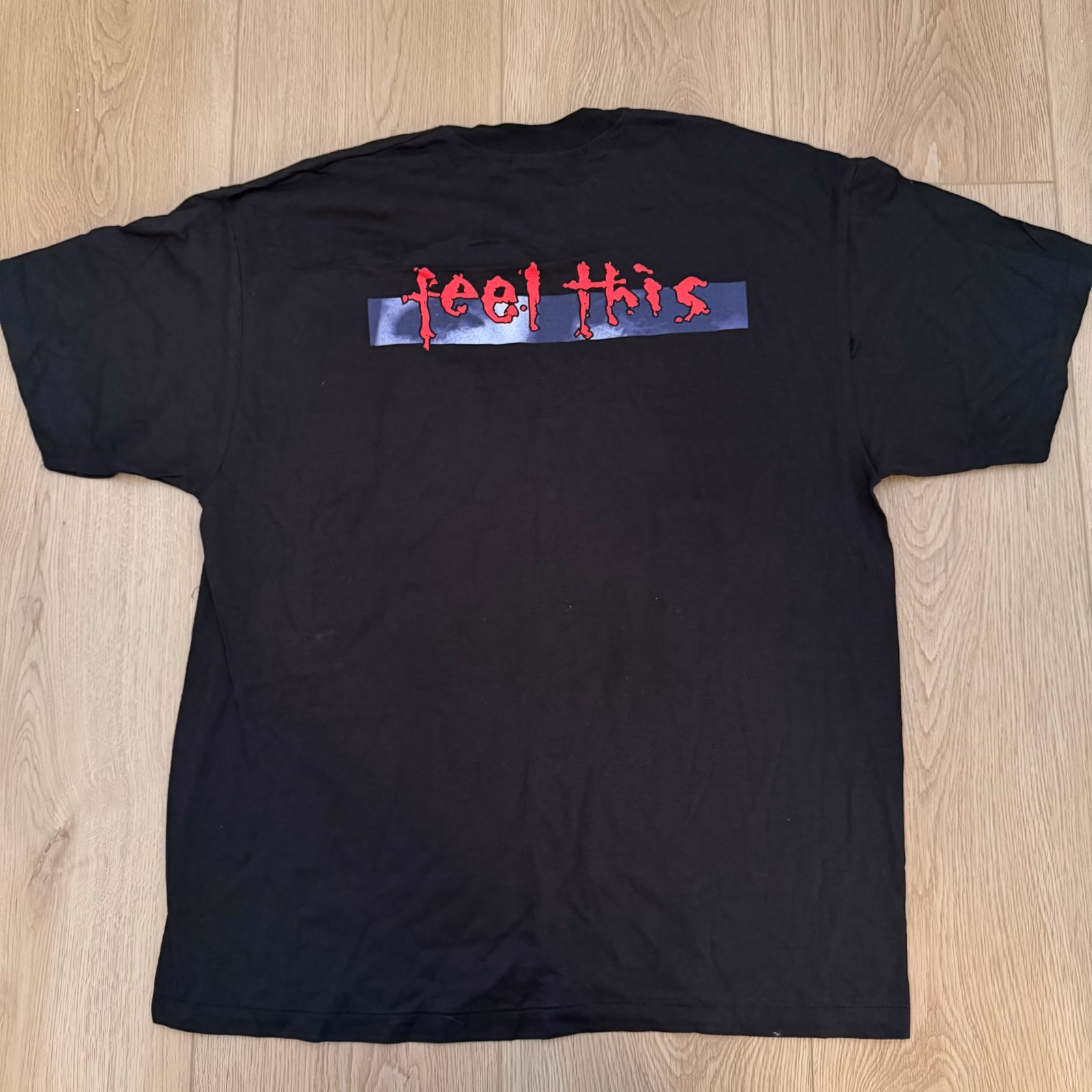 Vtg The Jeff Healey Band Feel This Tour Shirt 1993 Concert Tee XL Single Stitch