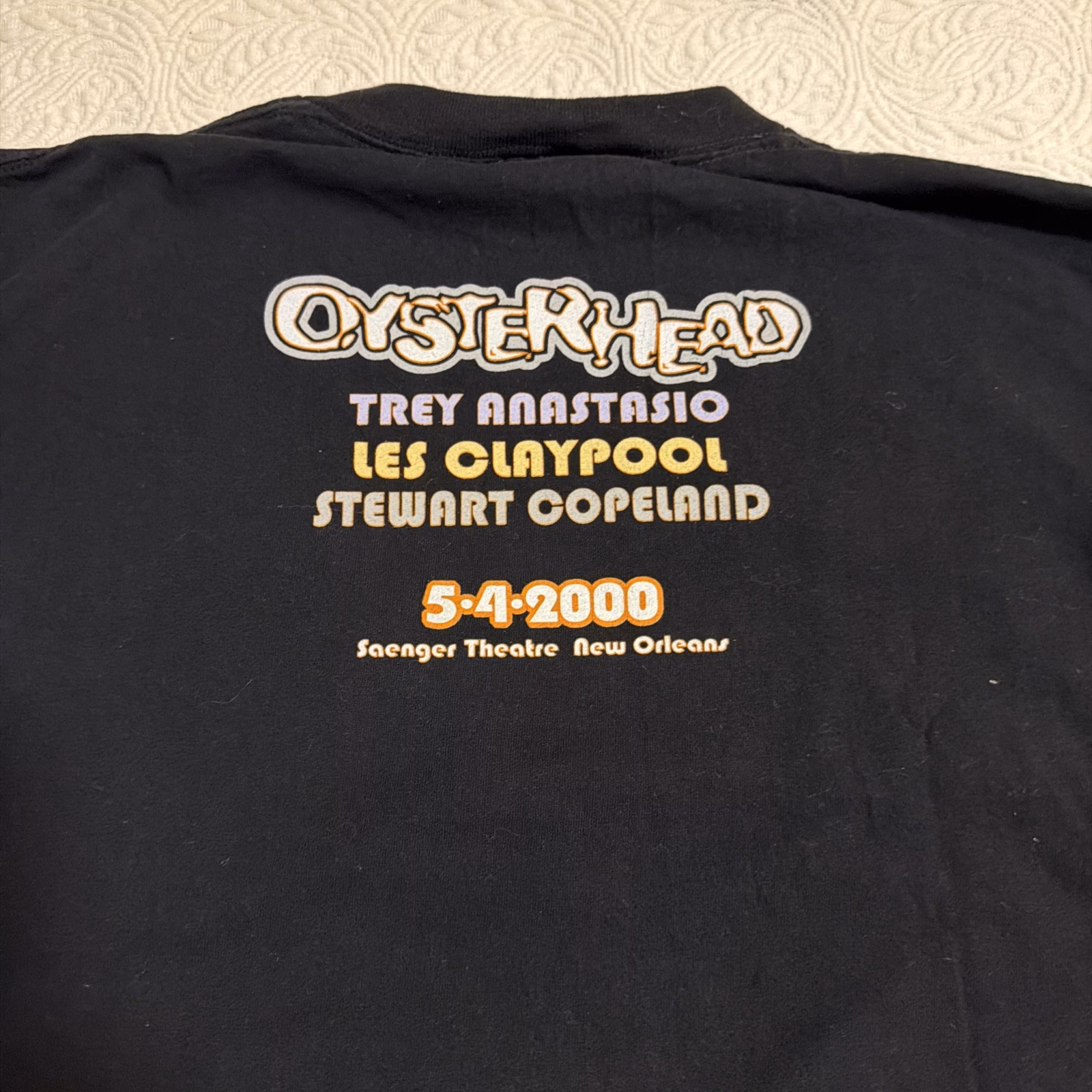 Oysterhead The Grand Pecking Order 2001 Rock Band Vintage T-Shirt Large
