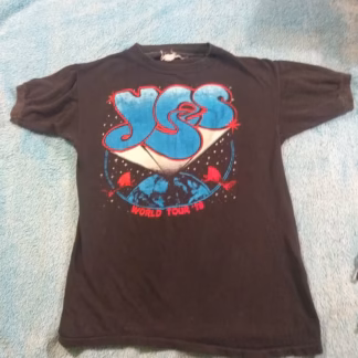 Vintage Yes Concert Band T Shirt 1978 Size XS Or Small (No Tag) Purchased At MSG