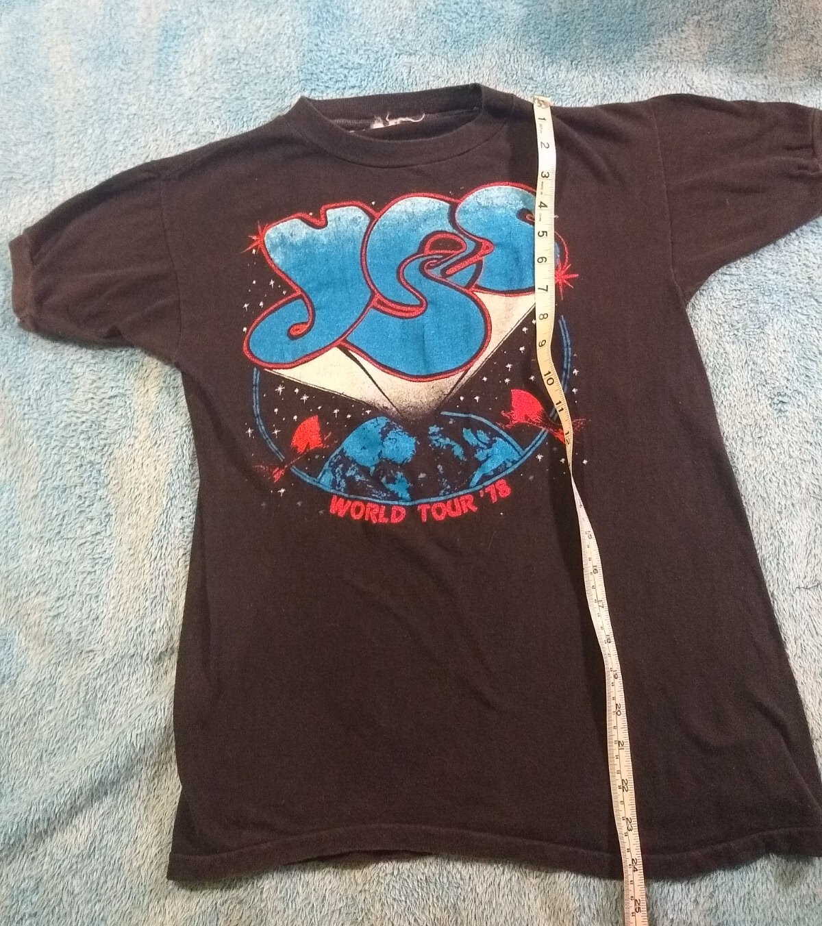Vintage Yes Concert Band T Shirt 1978 Size XS Or Small (No Tag) Purchased At MSG