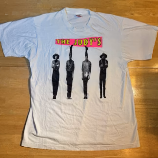 Vintage 90s The Judy’s Band T-Shirt L Texas New Wave Punk Single Stitch USA