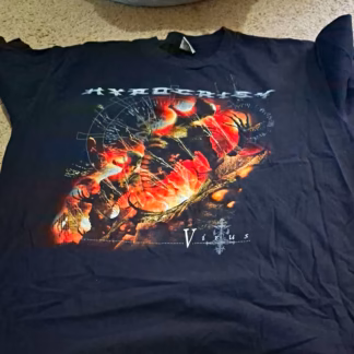 Vintage Metal Hypocrisy Virus Tour Cygnus Music T-Shirt Black XL 2006