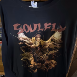 Soulfly Band Heavy Metal Brazil Max Cavalera T-Shirt Vintage 2015, Size XL