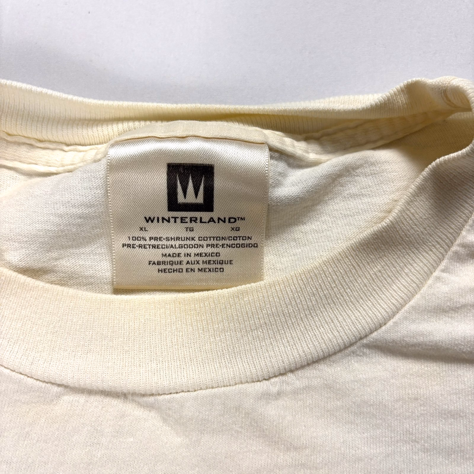 Vintage Nsync Double Sided T Shirt White Sz XL Y2K Music Boy Band Winterland