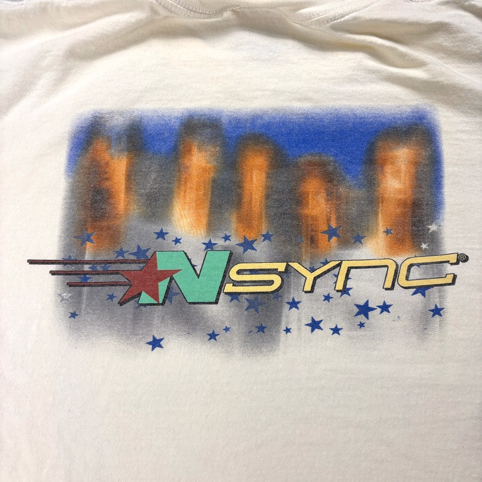 Vintage Nsync Double Sided T Shirt White Sz XL Y2K Music Boy Band Winterland