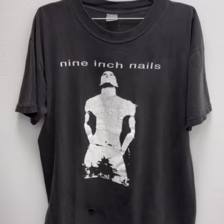 Nine Inch Nails Pretty Hate Machine Vintage Metal Worn Down Used T-shirt Size XL