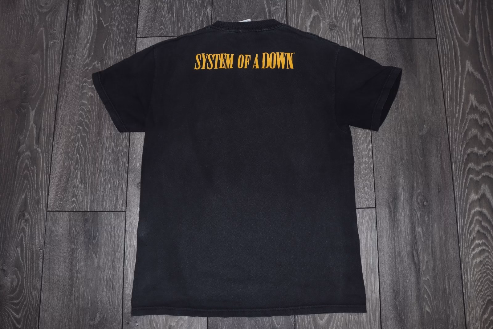 VINTAGE SYSTEM OF A DOWN MEN SHIRT BLACK RARE HEAVY METAL TENNESSEE RIVER SIZE M