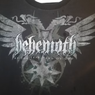 Rare Vtg 2000's Behemoth T-Shirt Heavy Black Death Metal Size XL Short Sleeves